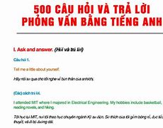 Mẫu Câu Tiếng Trung Khi Đi Phỏng Vấn Trong Tiếng Anh